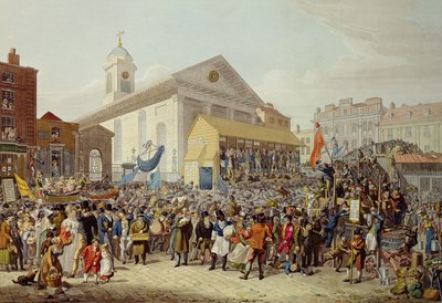 Representation of the Election of Members of Parliament for Westminster by George Snr Scharf